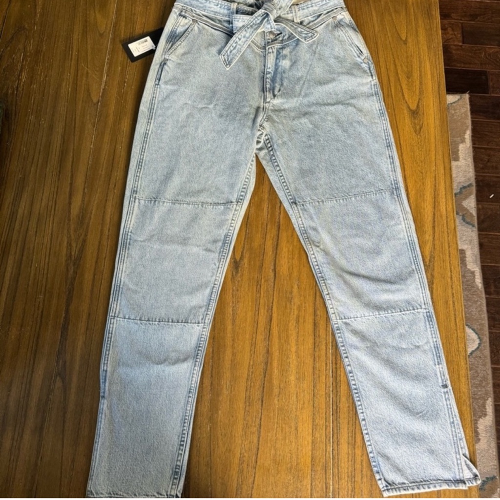 Rag And Bone High Rise Straight Leg Jeans
